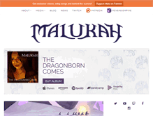 Tablet Screenshot of malukah.com